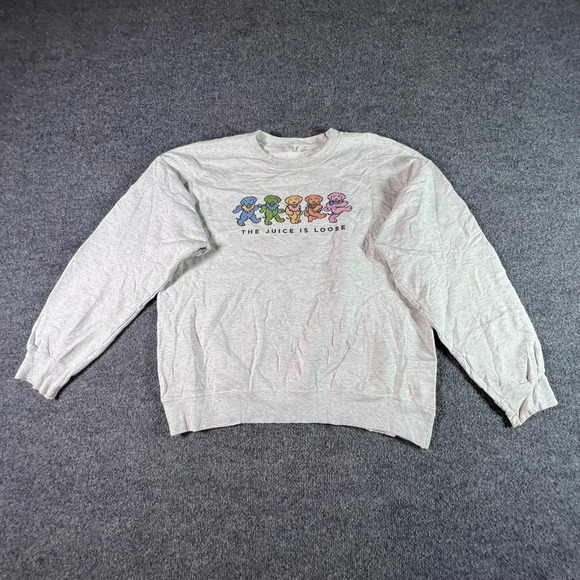 Hanes Other - Hanes Sweatshirt Mens L Gray Ultimate Cotton The Juice Is Loose Golden Retriever